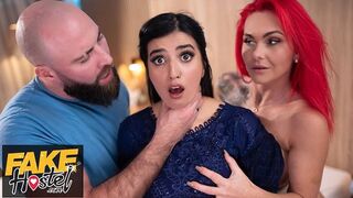 Nestydatá pákistánská dívka se sexuálně probudí s trojkou perverzní britský pár