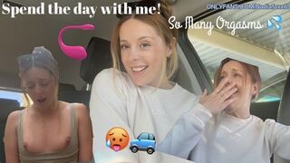 Orgasmus vlog day - připojte se ke mně na celý den obyčejné svěží zábavy, s okamžiky za ním a spoustu stříkání!