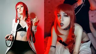 Makima ztratil kontrolu nad svým mazlíčkem - horký cosplay sex sunako kirishiki