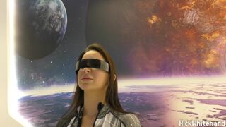 Vesmírná loď kurva science fiction dobrodružství s kybernetické dívka