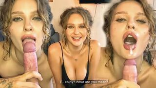 Pov kurva: Sexy přítelkyně gets ji kočička a její ústa tvrdé