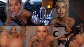 Teenage blondýnka amatérský výběr: Filling and falling in pussy