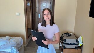 Hotel manažer fucks stěžující host tvrdě