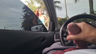Risky fuck- up pro sexy holku na ulici na veřejnosti