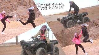 Motor, kundička a kurva: Jsem nadšený z toho, jak sexy děvka jezdí v poušti, Egypt 2024