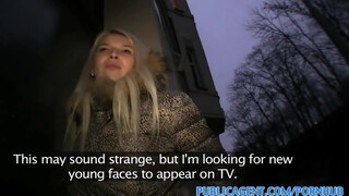 PublicAgent - velký tlustý penis a blondýnka