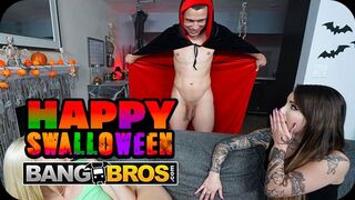Bang Bros Síť představuje: Divoký Halloween sex party se dvěma sexy dívky