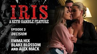 Wicked - Krásná blondýnka dívky Emma Hix a Blake Blossom Hard dostat do tří
