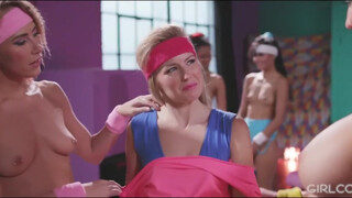 GIRLCORE - Cvičení aerobiku se mění v orgie