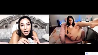Evelyn Claire a Gianna Dior dospívající lesbičky webcam self-požitek